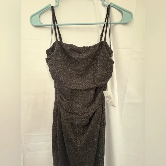 Windsor Black Glitter Bodycon Maxi Dress - Picture 4 of 6